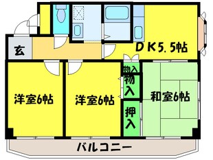 ローズホールの物件間取画像